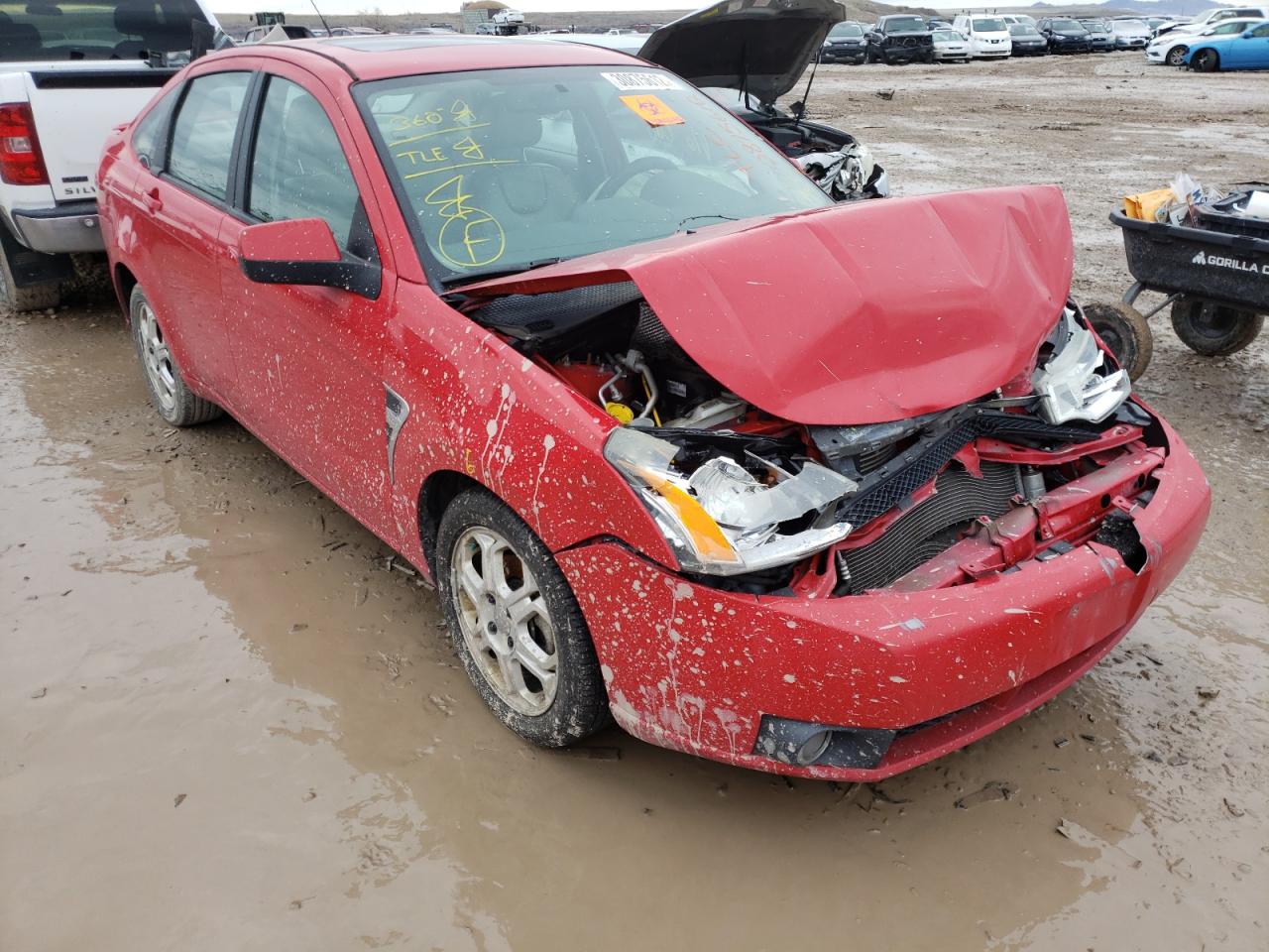 FORD FOCUS SE 2008 with VIN 1FAHP35N38W219263 - Photo from auction