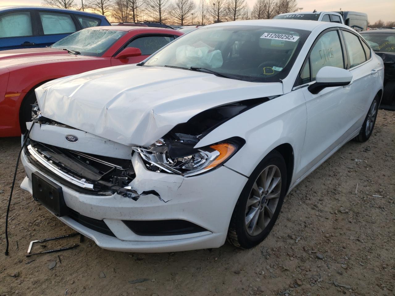 Photo 2 from auction – 2017 FORD FUSION SE with VIN 3FA6P0HD8HR367405