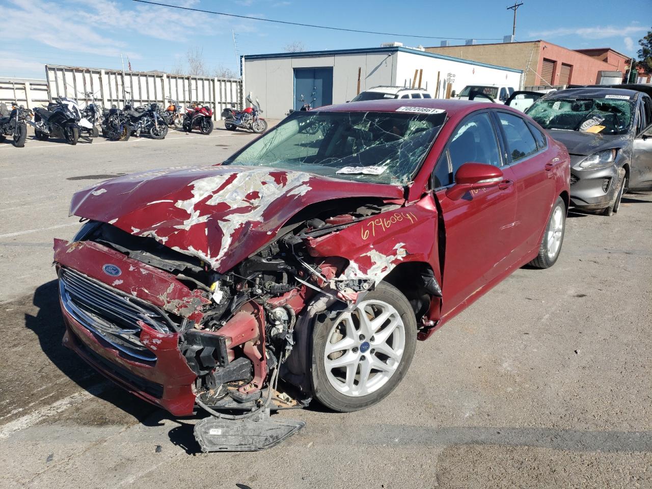 Photo 2 from auction – 2016 FORD FUSION with VIN 3FA6P0H78GR354551