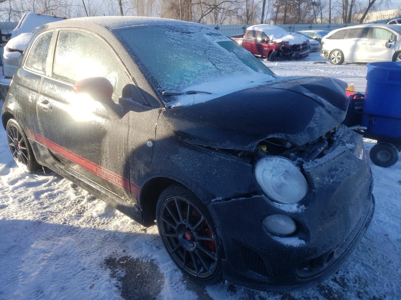 FIAT 500 ABARTH 2012 with VIN 3C3CFFFH2CT360135 - Photo from auction