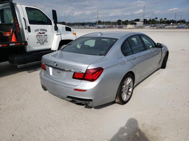 Photo 4 from auction – 2014 BMW 750 XI with VIN WBAYB6C59ED225182