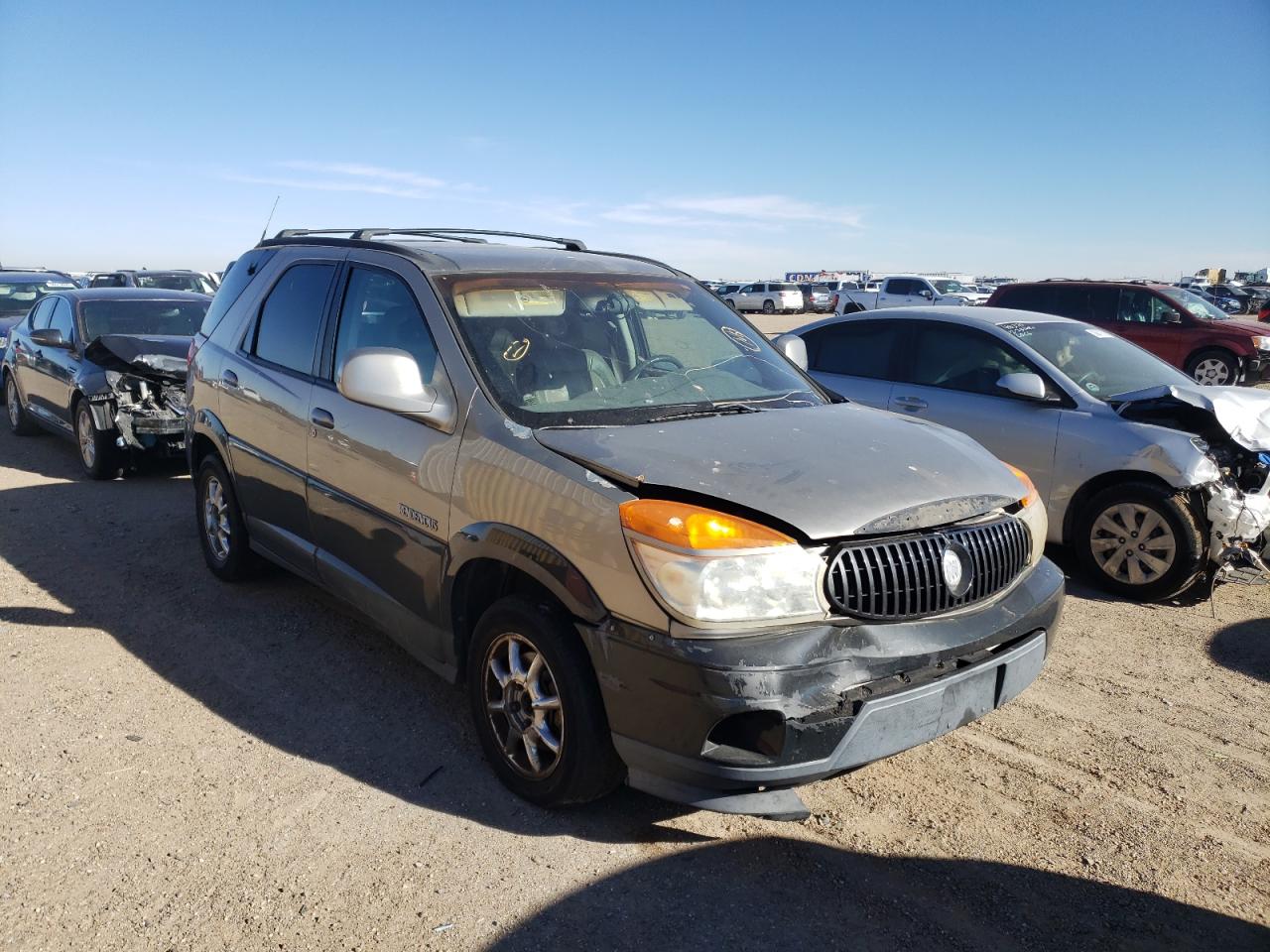 BUICK RENDEZVOUS 2002 with VIN 3G5DB03E12S579506 - Photo from auction