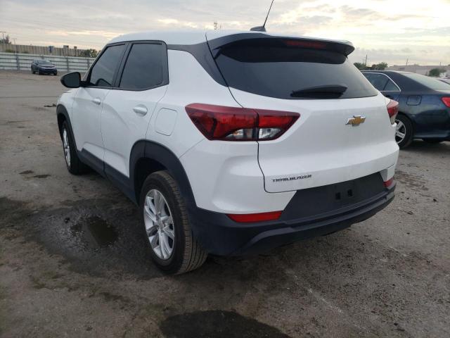Photo 3 from auction – 2021 CHEVROLET TRAILBLAZE with VIN KL79MMS25MB009933
