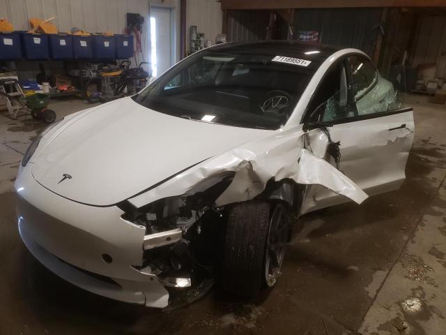 Photo 2 from auction – 2021 TESLA MODEL 3 with VIN 5YJ3E1EB5MF078621