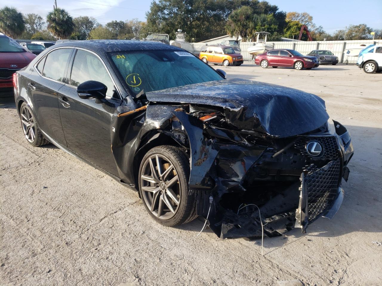 LEXUS IS 200T 2017 with VIN JTHBA1D25H5048324 - Photo from auction