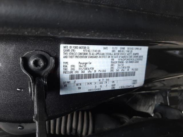 Photo 10 from auction – 2016 FORD FOCUS SE with VIN 1FADP3KE6GL230552