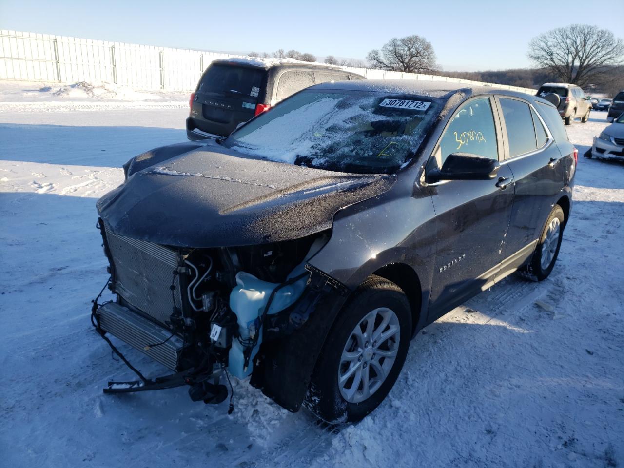 Photo 2 from auction – 2021 CHEVROLET EQUINOX LT with VIN 3GNAXUEV2MS122201