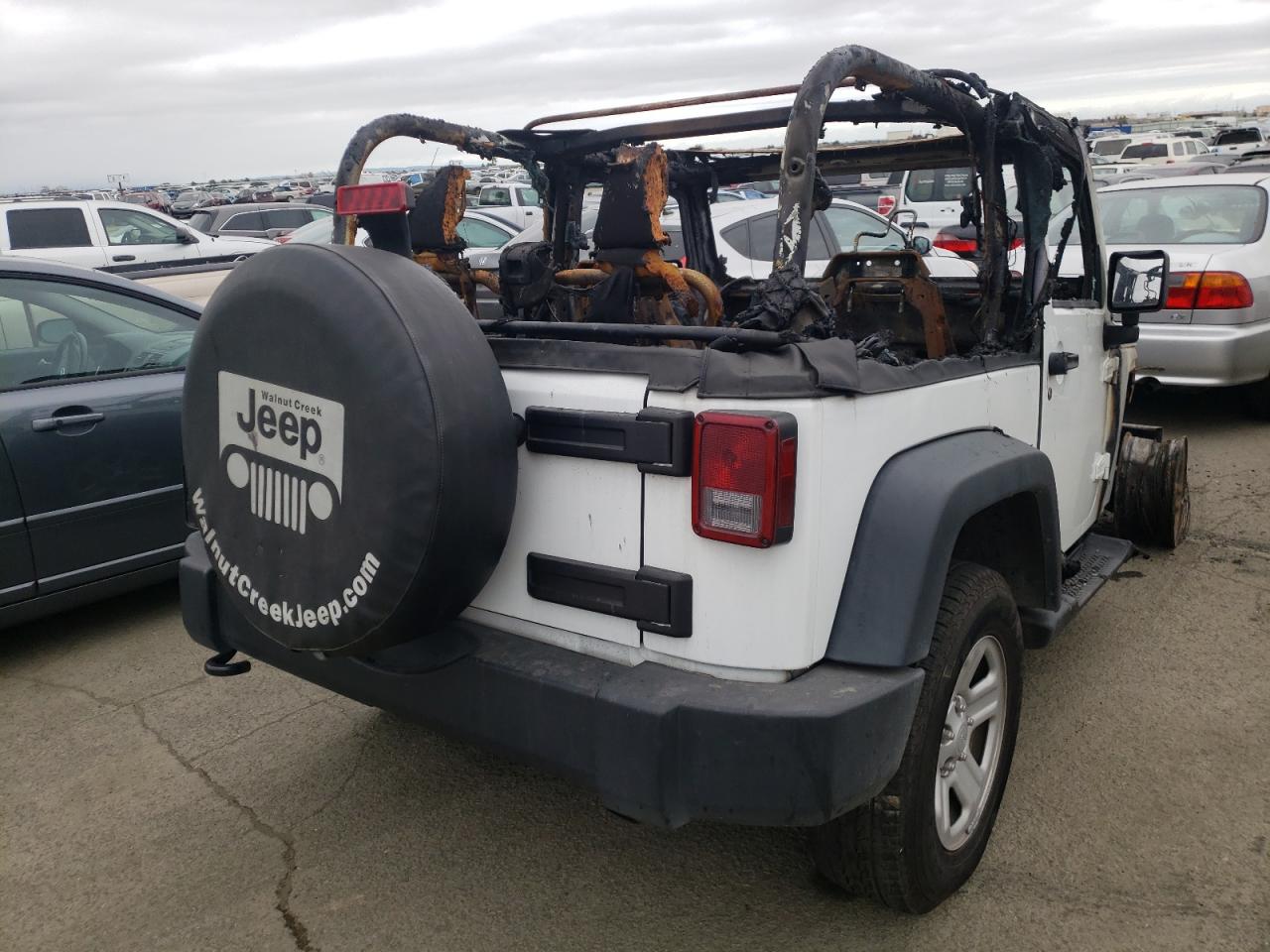 Photo 4 from auction – 2012 JEEP WRANGLER S with VIN 1C4AJWAG7CL284133