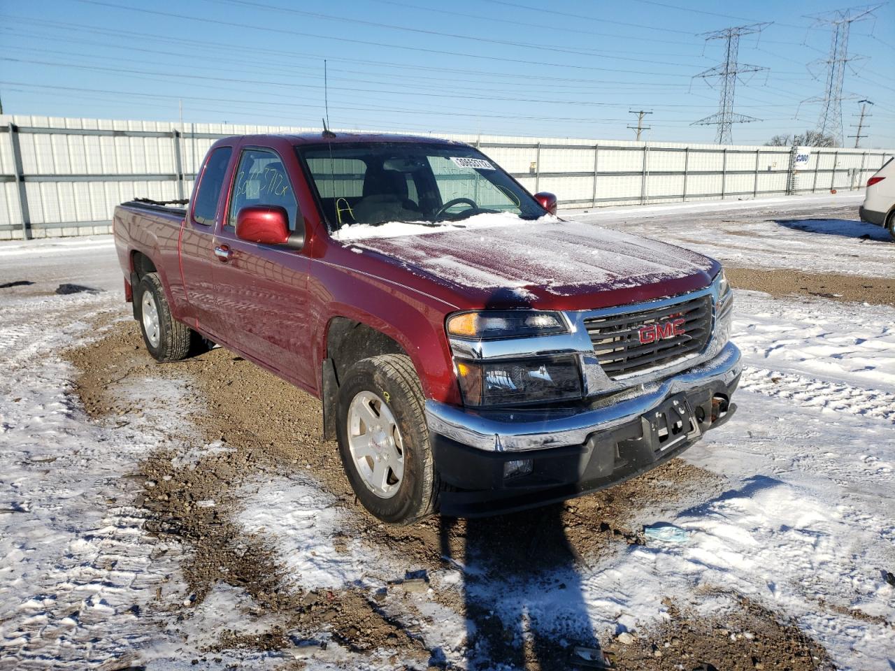 GMC CANYON SLE 2011 with VIN 1GTE5MFE2B8123868 - Photo from auction