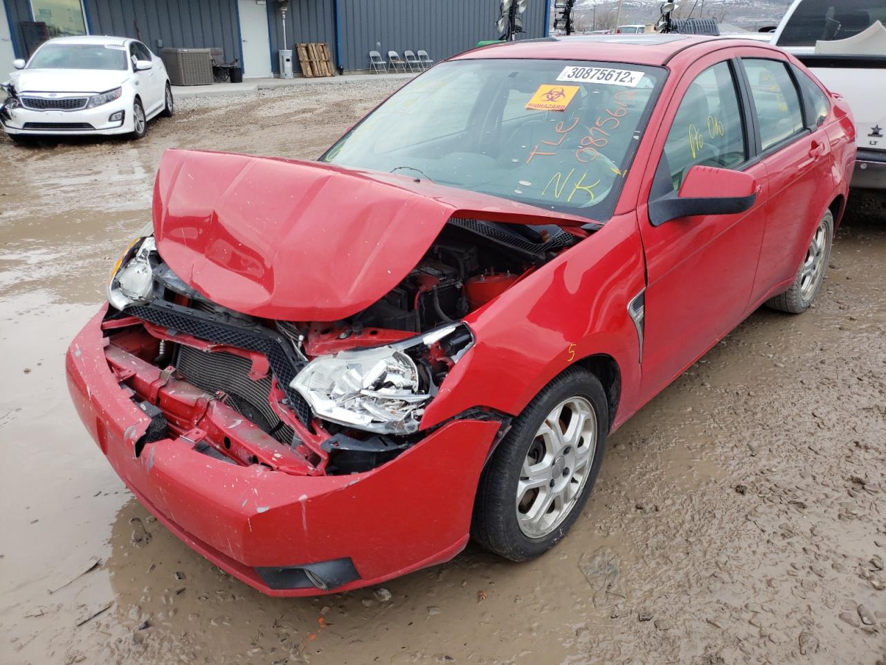Photo 2 from auction – 2008 FORD FOCUS SE with VIN 1FAHP35N38W219263