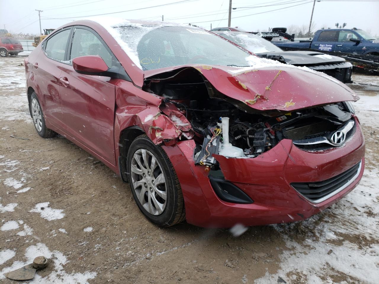 Photo 1 from auction – 2013 HYUNDAI ELANTRA GL with VIN 5NPDH4AE6DH224331
