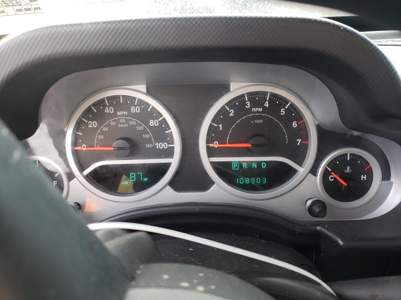 Photo 8 from auction – 2010 JEEP WRANGLER with VIN 1J4AA2D16AL110934