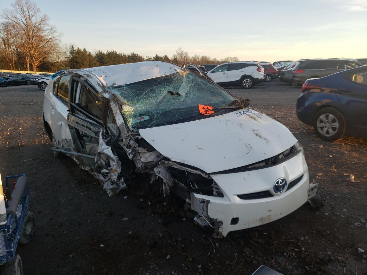 TOYOTA PRIUS 2010 with VIN JTDKN3DU4A0189262 - Photo from auction