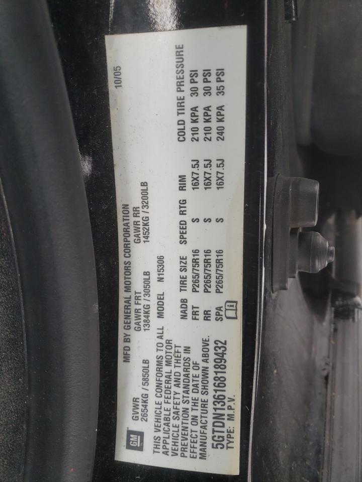 Photo 10 from auction – 2006 HUMMER H3 with VIN 5GTDN136168189432