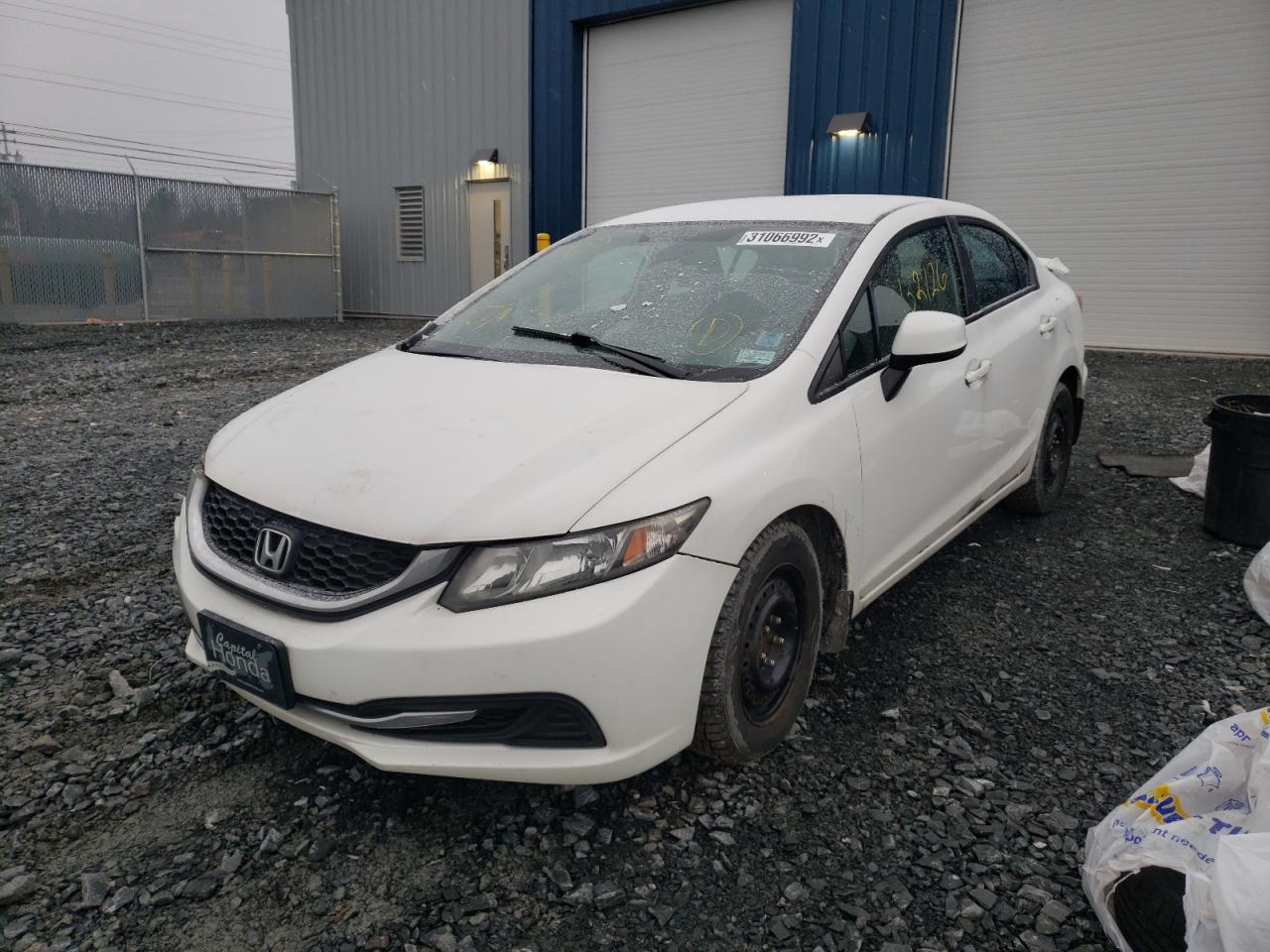 Photo 2 from auction – 2013 HONDA CIVIC LX with VIN 2HGFB2F48DH036144