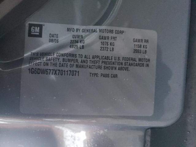 Photo 10 from auction – 2007 CADILLAC STS with VIN 1G6DW677X70117071