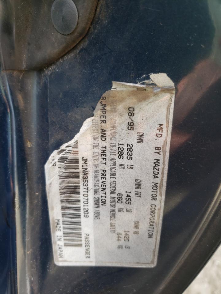 Photo 10 from auction – 1996 MAZDA MX-5 MIATA with VIN JM1NA3537T0701209