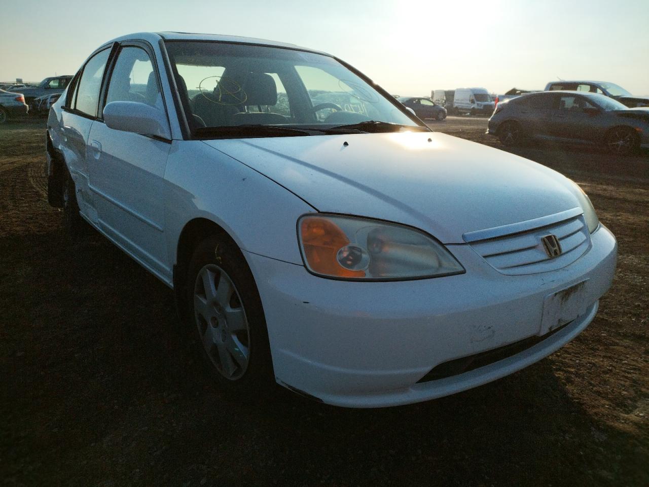 HONDA CIVIC EX 2002 with VIN 2HGES26792H561054 - Photo from auction