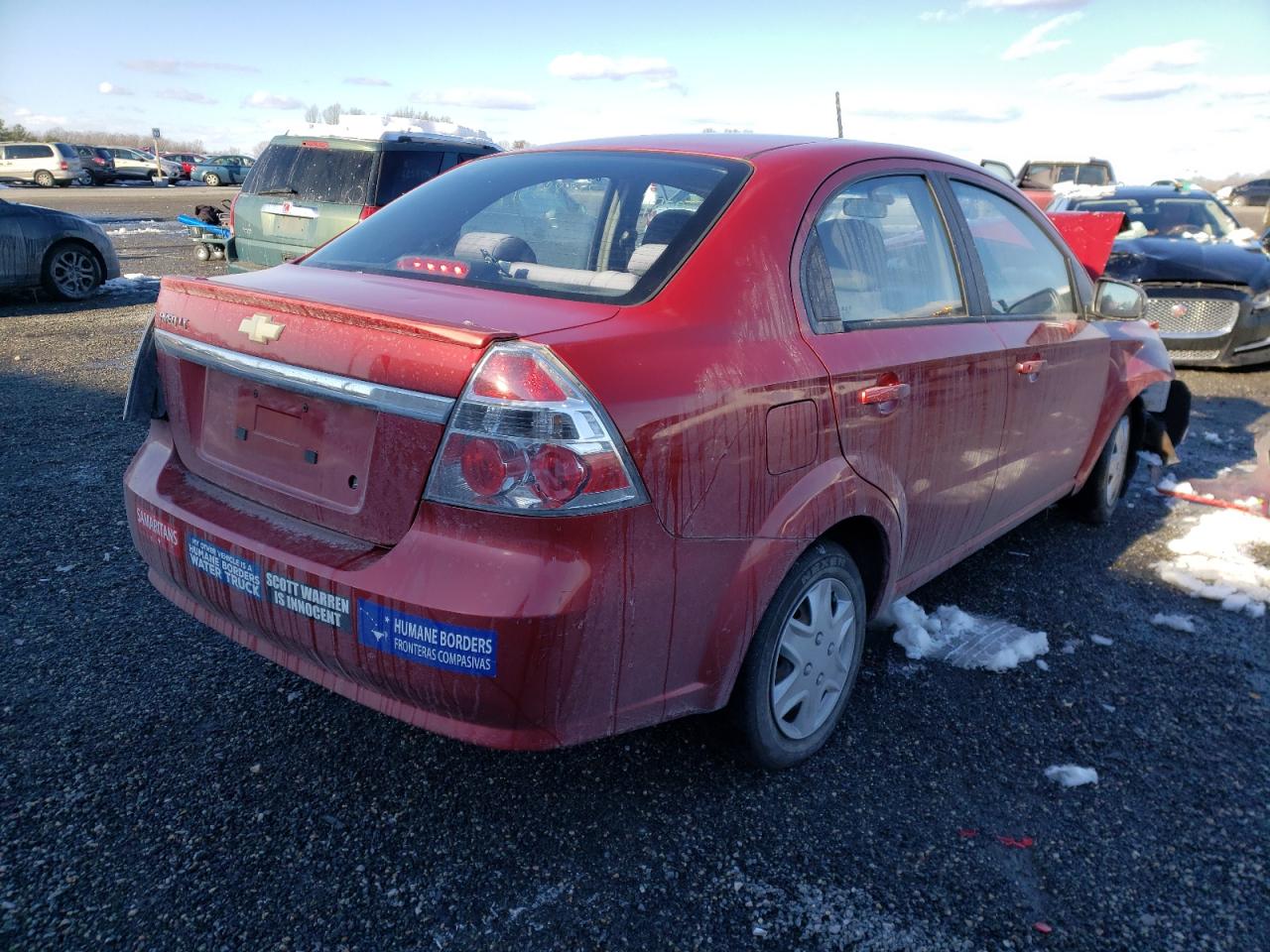 Photo 4 from auction – 2009 CHEVROLET AVEO LS with VIN KL1TD56E79B631404