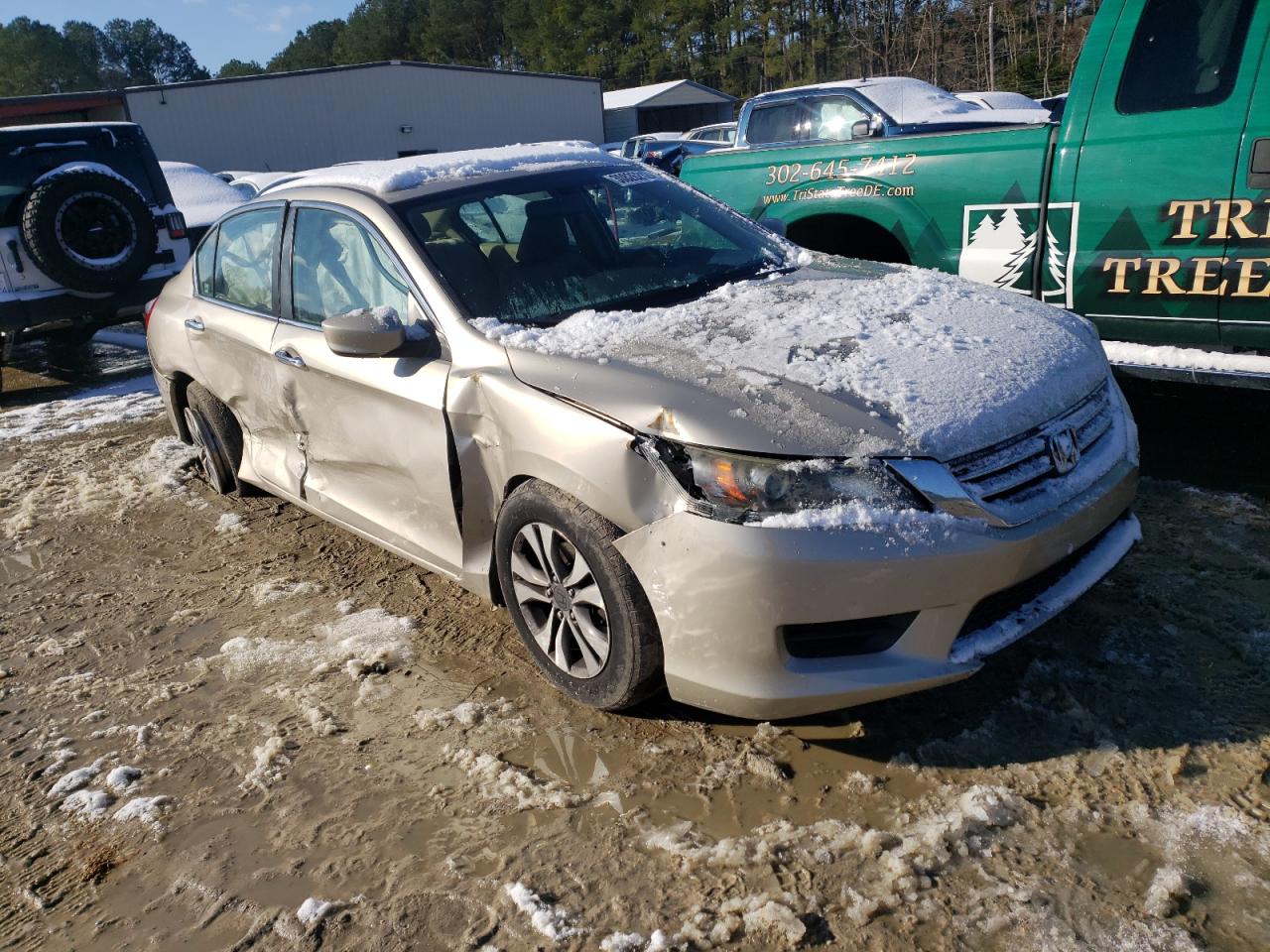 HONDA ACCORD LX 2014 with VIN 1HGCR2F38EA078416 - Photo from auction