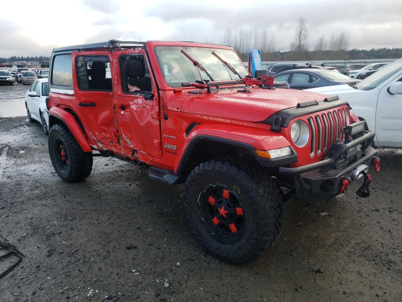 Photo 1 from auction – 2018 JEEP WRANGLER U with VIN 1C4HJXEG7JW207191