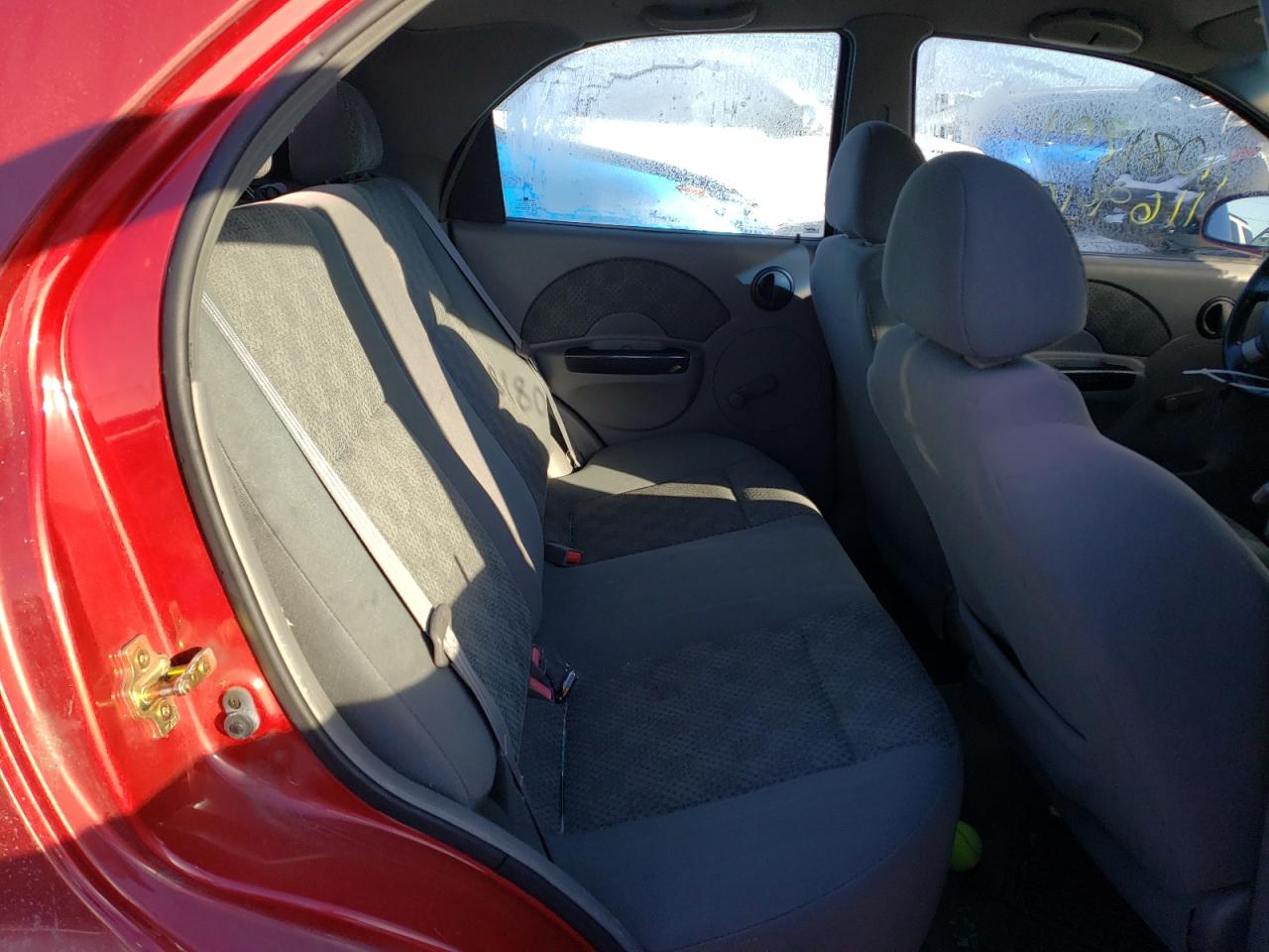 Photo 6 from auction – 2005 CHEVROLET AVEO with VIN KL1TD52655B346807
