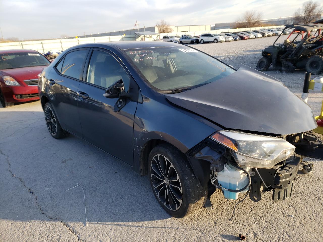 TOYOTA COROLLA L 2015 with VIN 5YFBURHE3FP281694 - Photo from auction