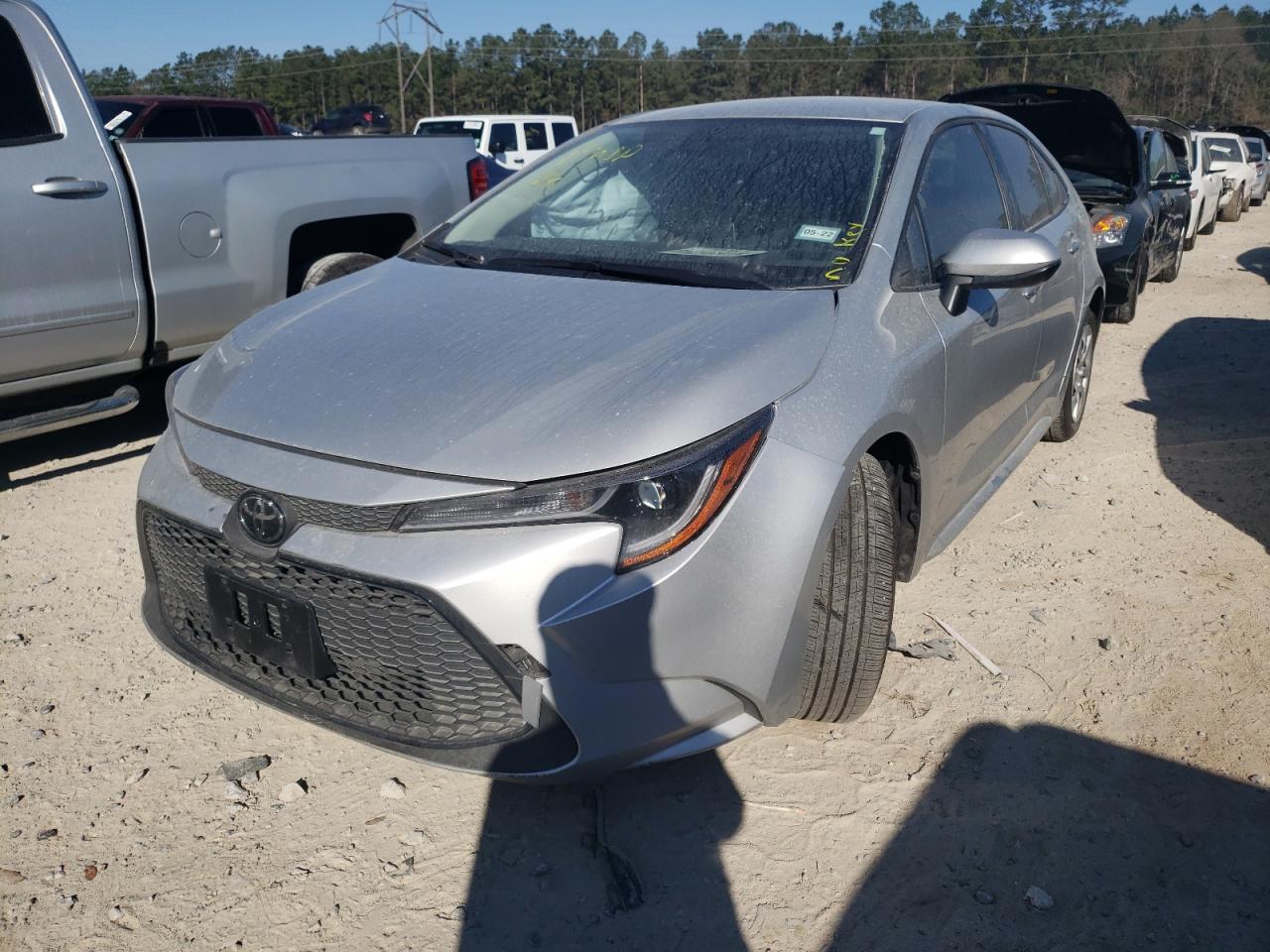 Photo 2 from auction – 2021 TOYOTA COROLLA LE with VIN JTDEPMAE9MJ183966