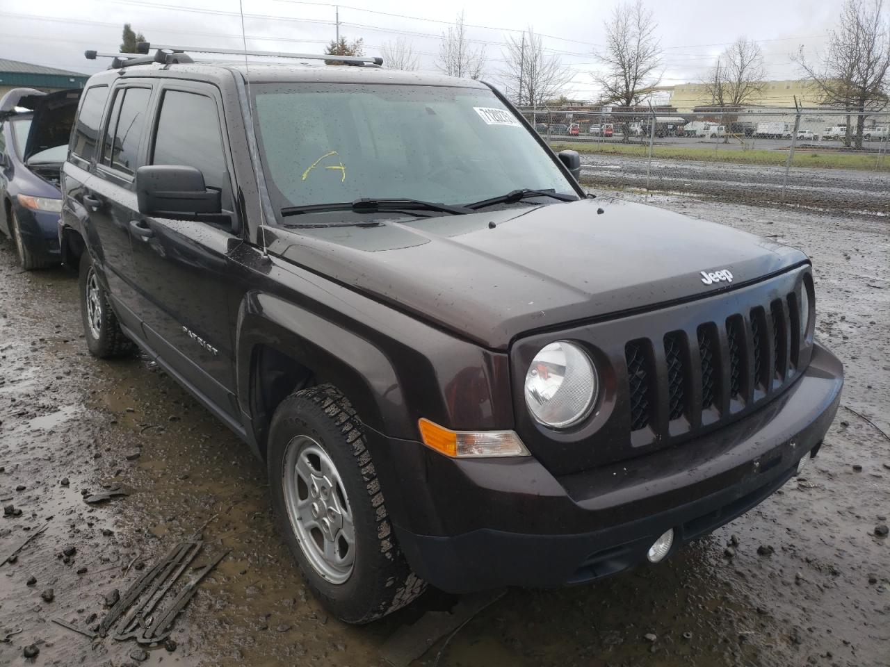 Photo 1 from auction – 2014 JEEP PATRIOT SP with VIN 1C4NJRBB2ED864196