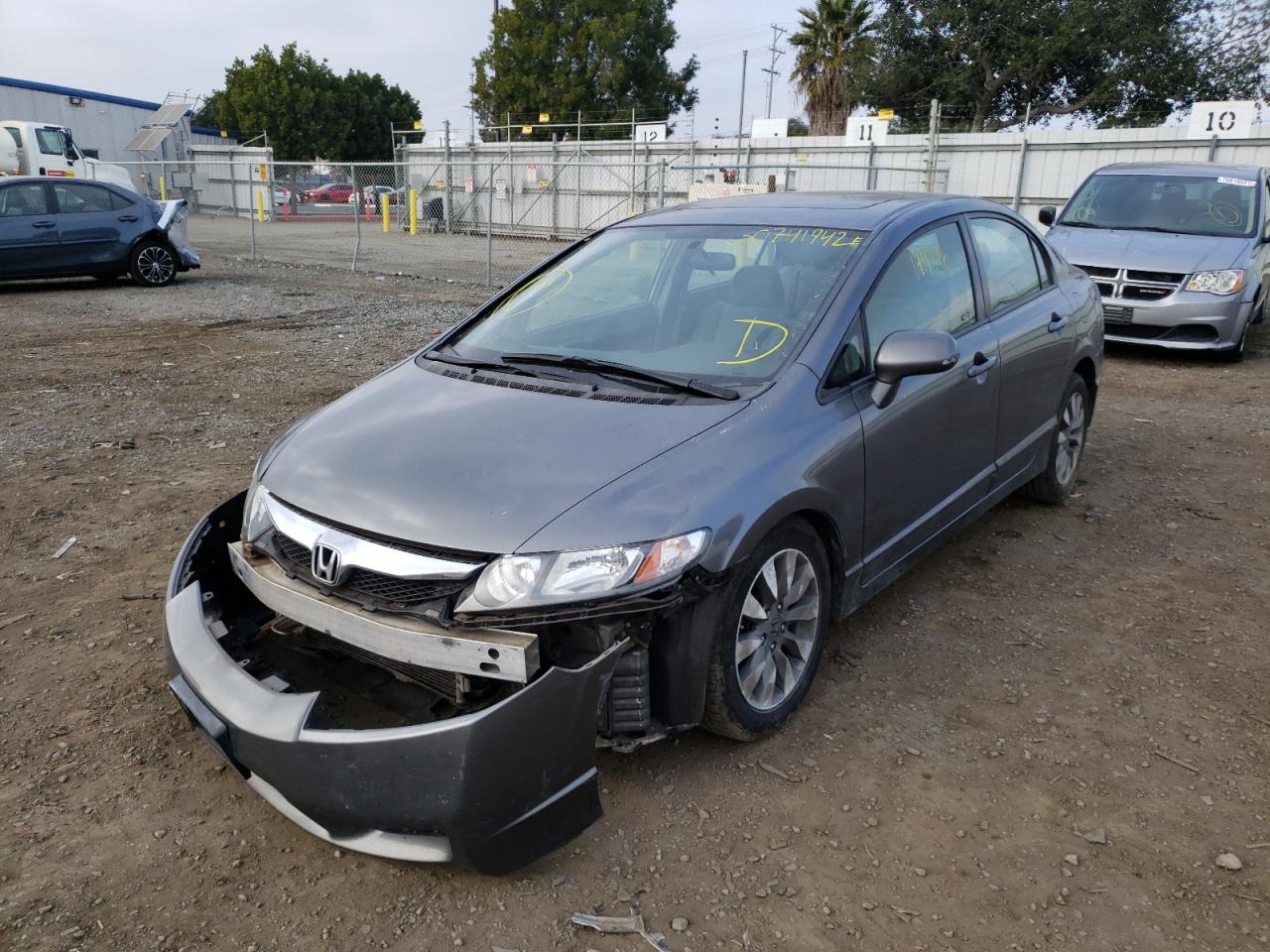 Photo 2 from auction – 2010 HONDA CIVIC EX with VIN 19XFA1F83AE040107