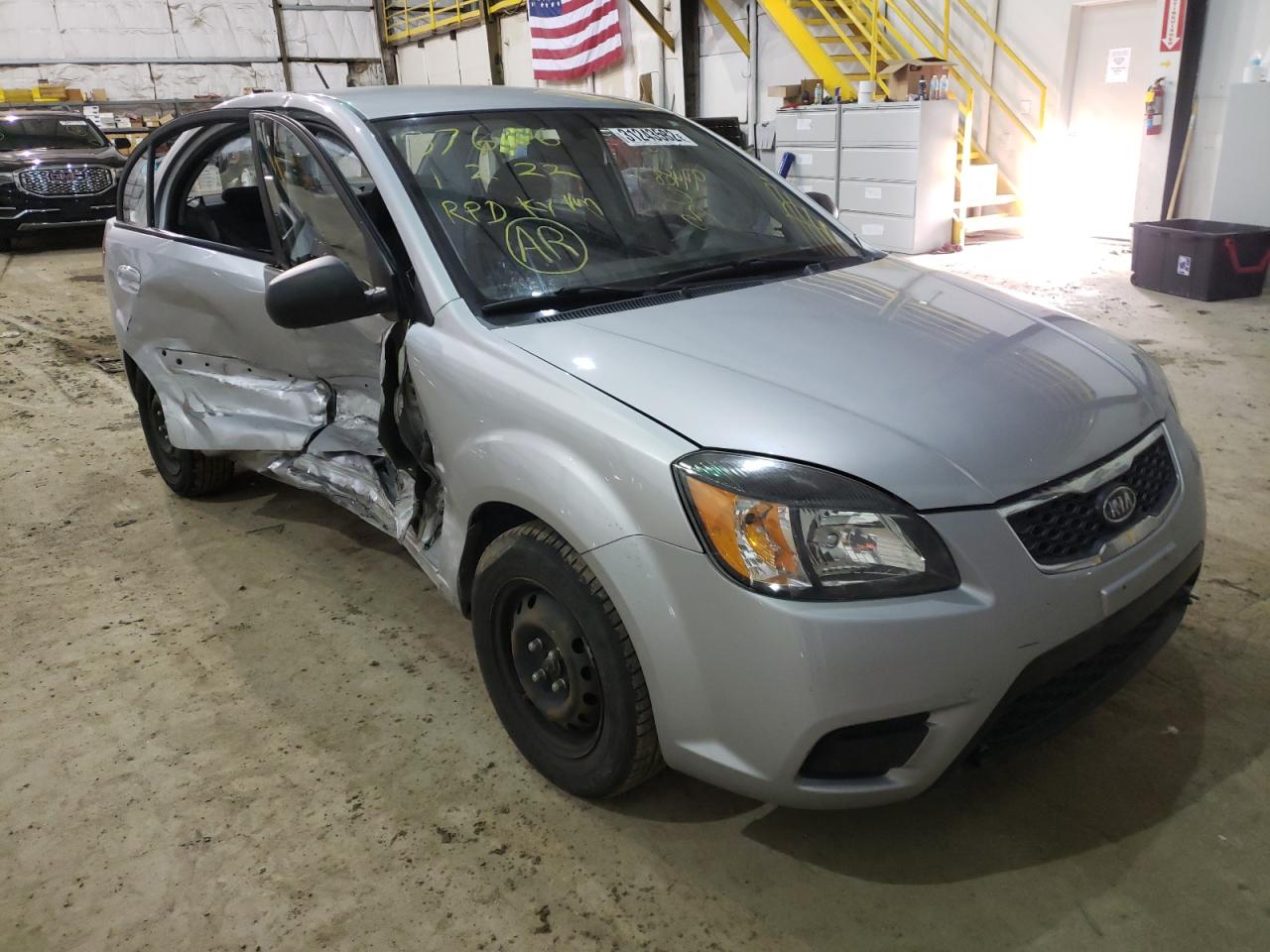 KIA RIO BASE 2011 with VIN KNADH4A39B6734398 - Photo from auction