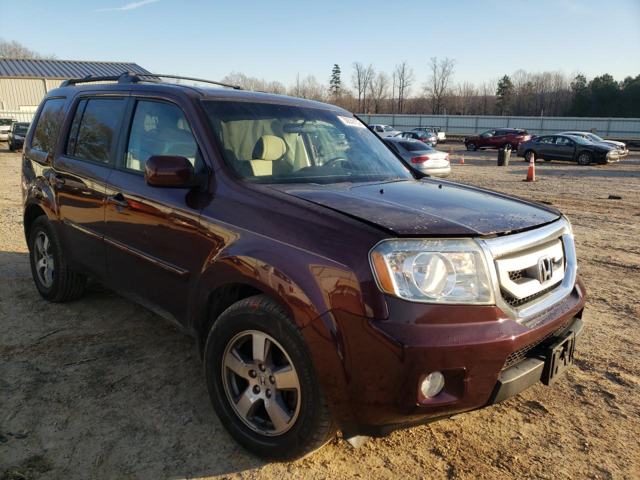HONDA PILOT EX 2011 with VIN 5FNYF4H49BB051548 - Photo from auction