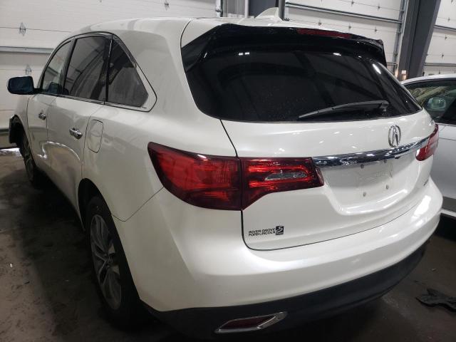 Photo 3 from auction – 2015 ACURA MDX TECHNO with VIN 5FRYD4H44FB028012