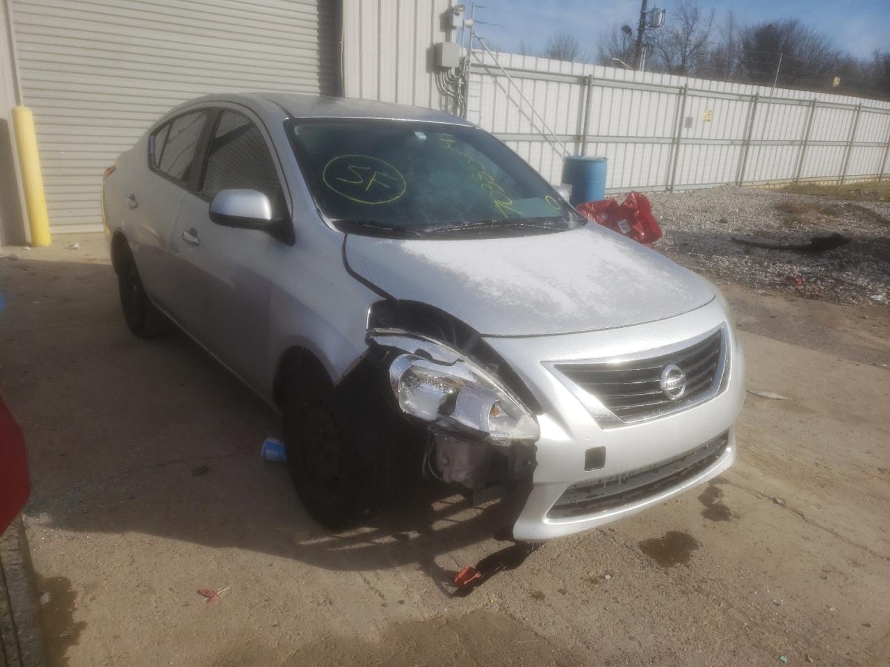 NISSAN VERSA S 2012 with VIN 3N1CN7AP3CL812714 - Photo from auction