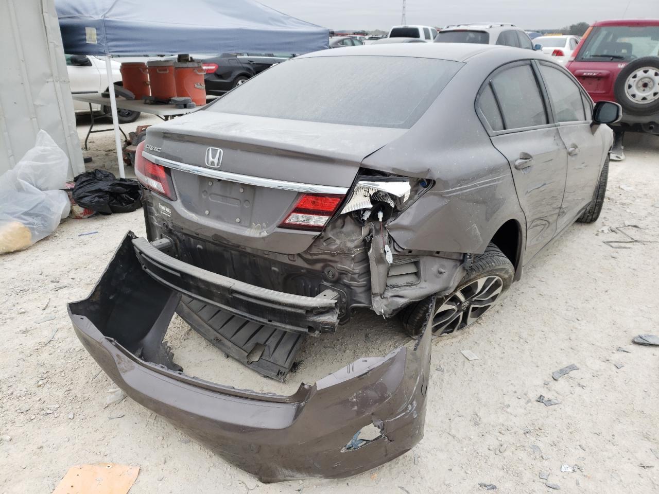 Photo 4 from auction – 2013 HONDA CIVIC EX with VIN 19XFB2F80DE071614