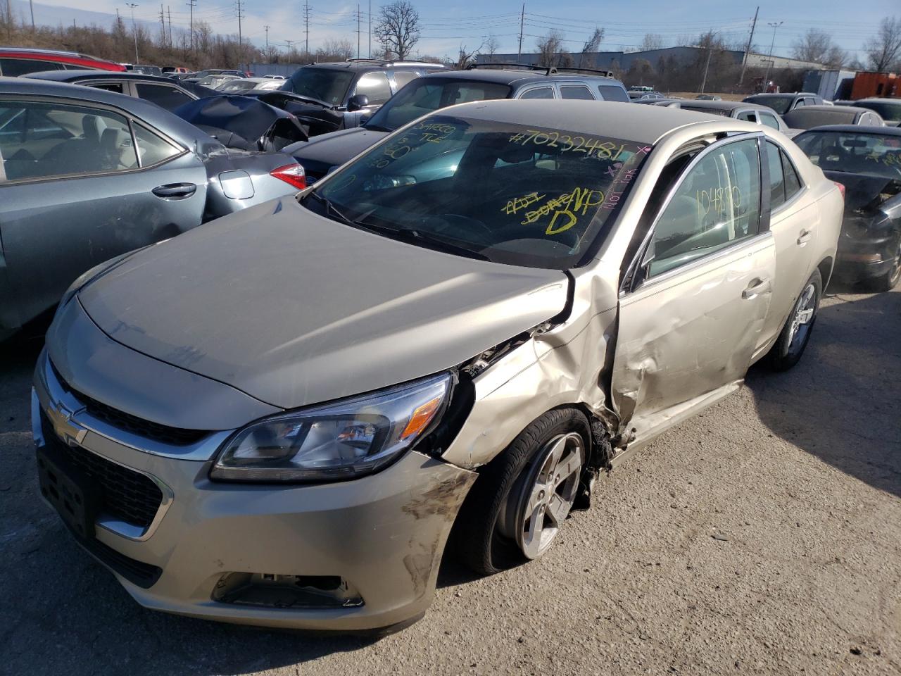 Photo 2 from auction – 2016 CHEVROLET MALIBU LIM with VIN 1G11B5SAXGF167497