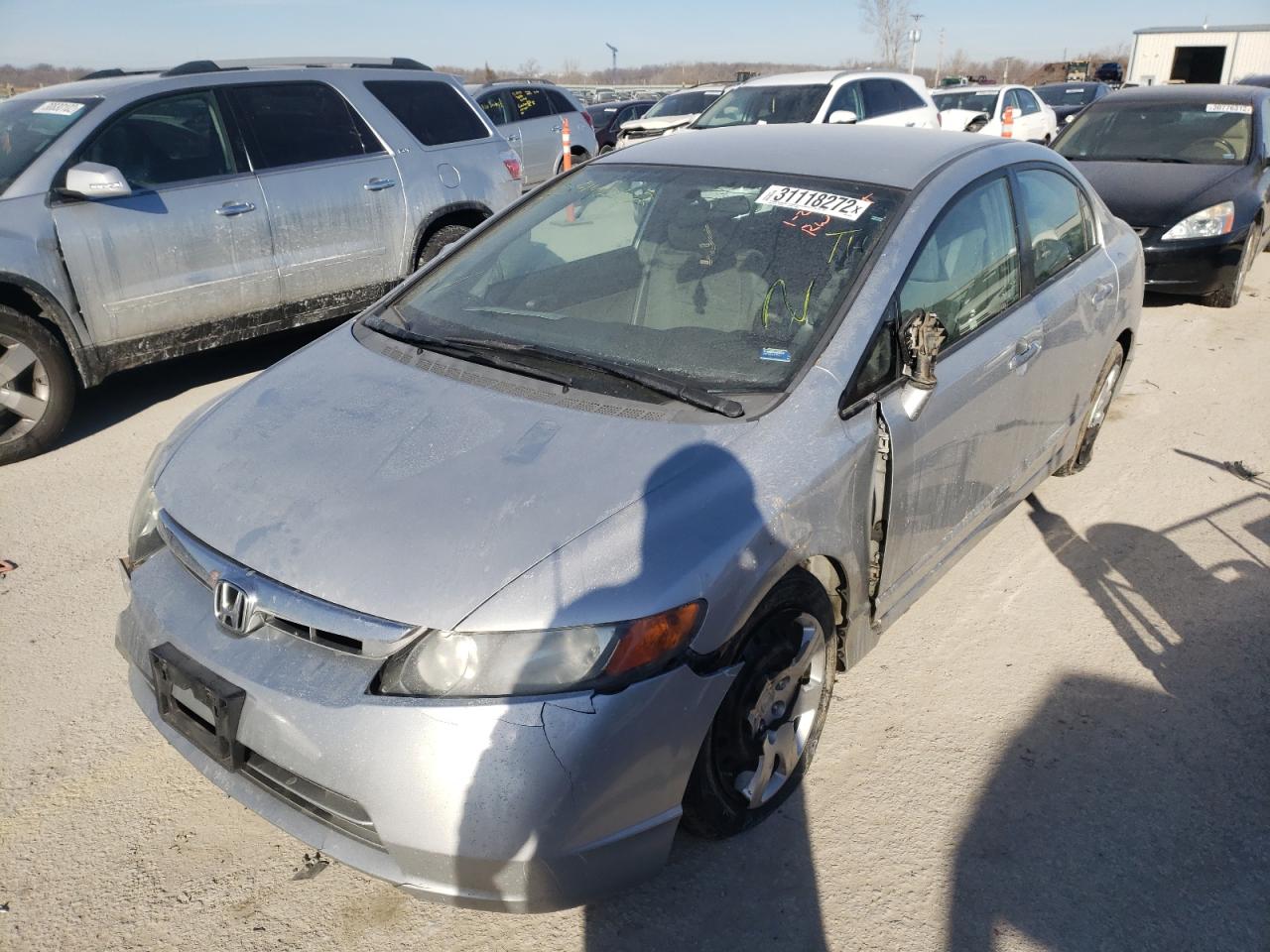 Photo 2 from auction – 2008 HONDA CIVIC LX with VIN 1HGFA15538L044202