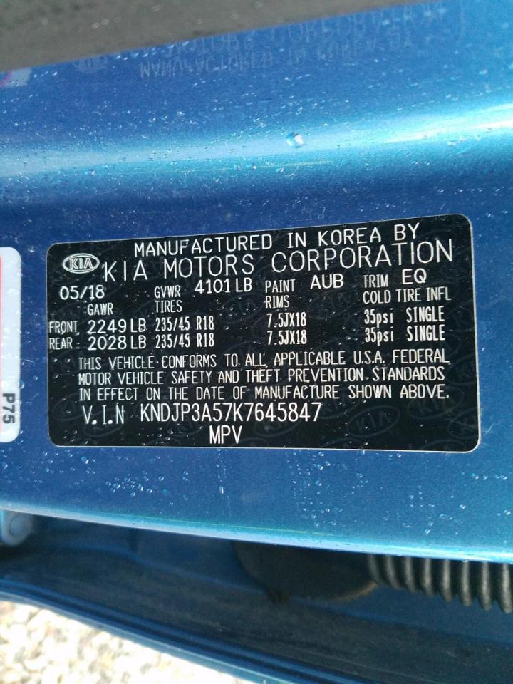 Photo 10 from auction – 2019 KIA SOUL + with VIN KNDJP3A57K7645847
