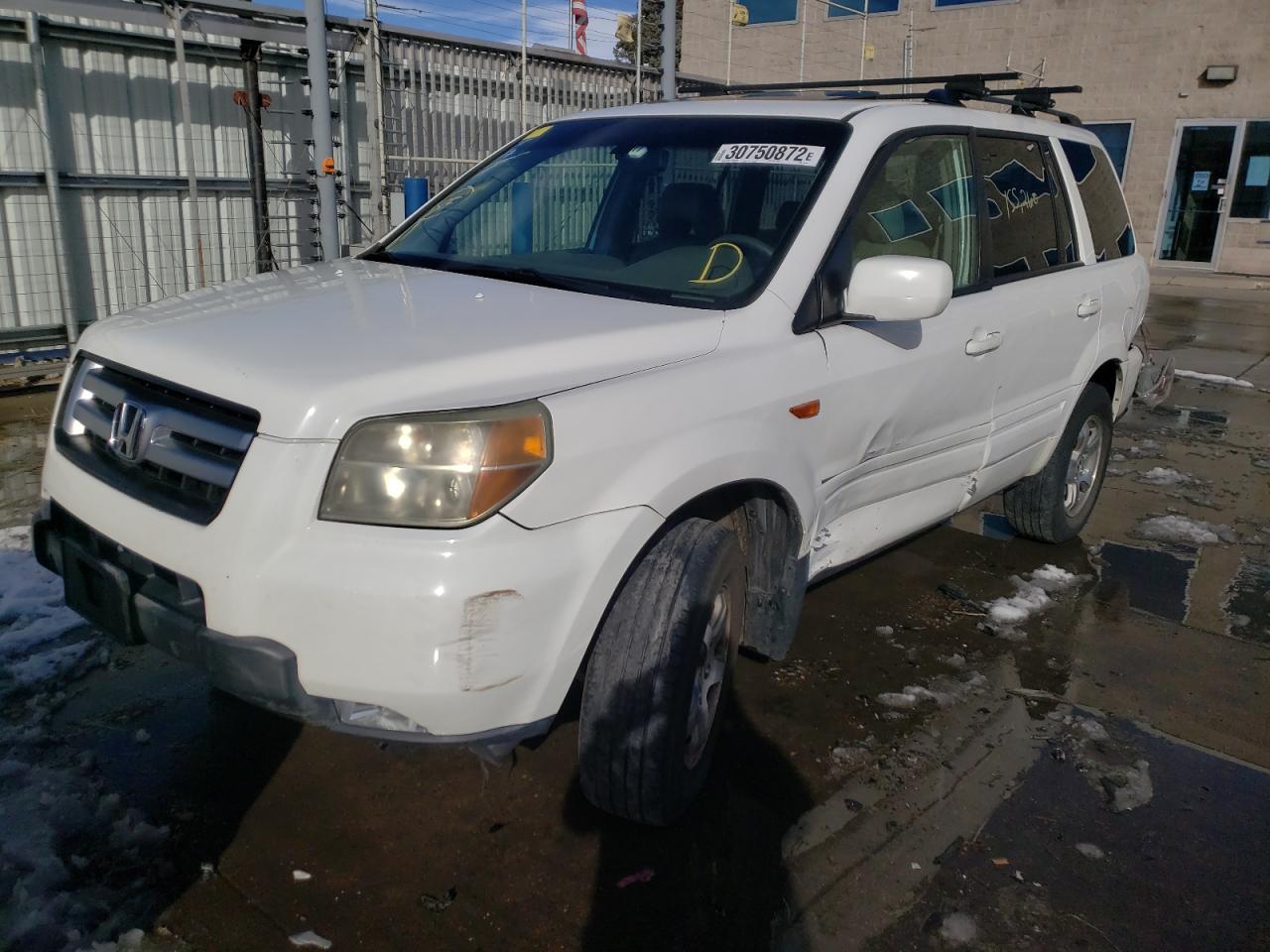 Photo 2 from auction – 2006 HONDA PILOT EX with VIN 2HKYF18506H504129