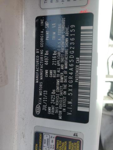 Photo 10 from auction – 2013 KIA OPTIMA SX with VIN 5XXGR4A65DG236159