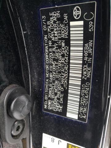 Photo 10 from auction – 2013 TOYOTA PRIUS with VIN JTDKN3DU4D1647252
