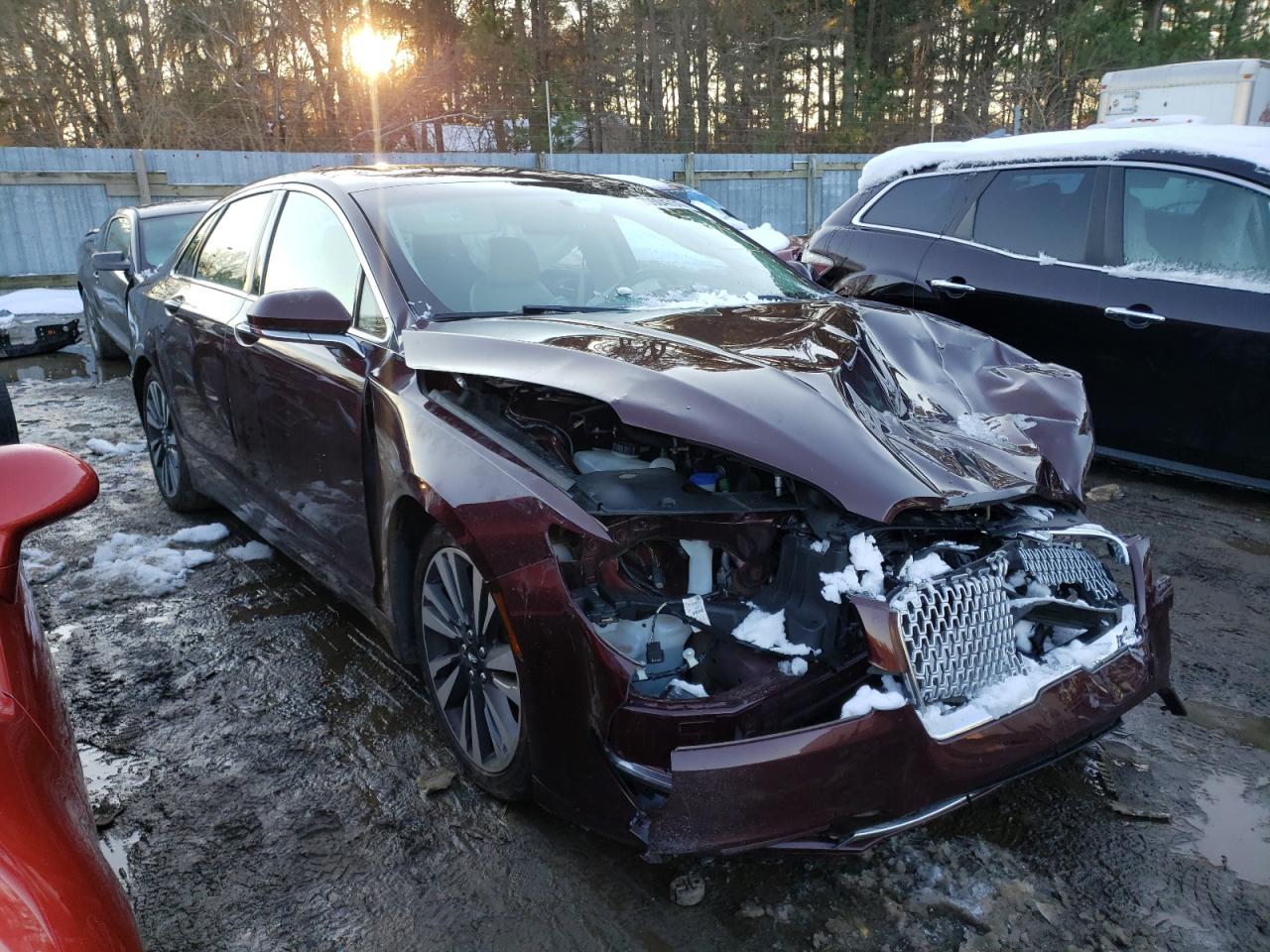 LINCOLN MKZ SELECT 2017 with VIN 3LN6L5D95HR623550 - Photo from auction