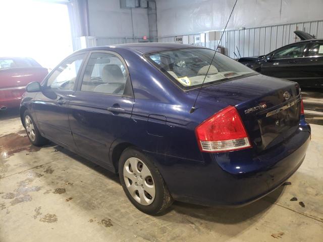 Photo 3 from auction – 2009 KIA SPECTRA EX with VIN KNAFE221695609281