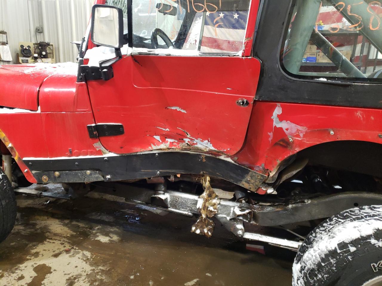 Photo 9 from auction – 1991 JEEP WRANGLER / with VIN 2J4FY19P5MJ155172