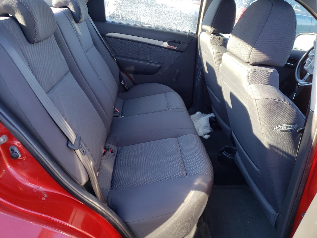 Photo 6 from auction – 2009 CHEVROLET AVEO LS with VIN KL1TD56E79B631404