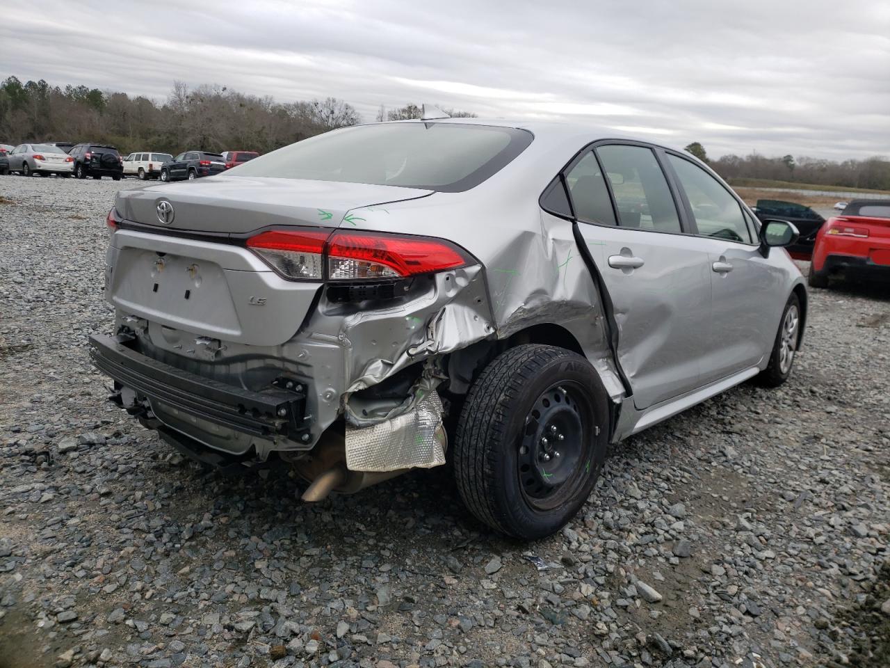 Photo 4 from auction – 2021 TOYOTA COROLLA LE with VIN JTDEPMAE6MJ160872