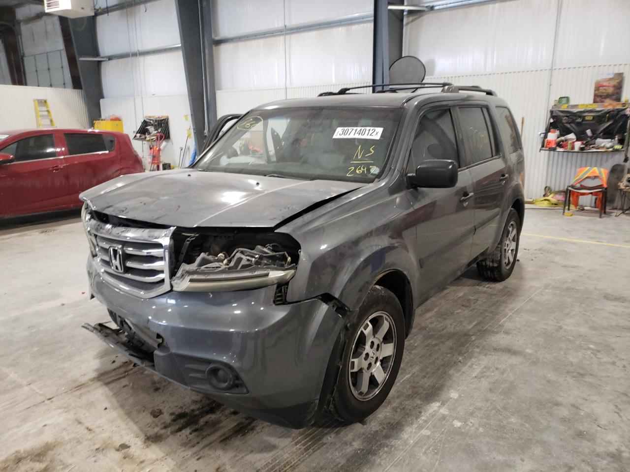 Photo 2 from auction – 2012 HONDA PILOT LX with VIN 5FNYF4H28CB002647