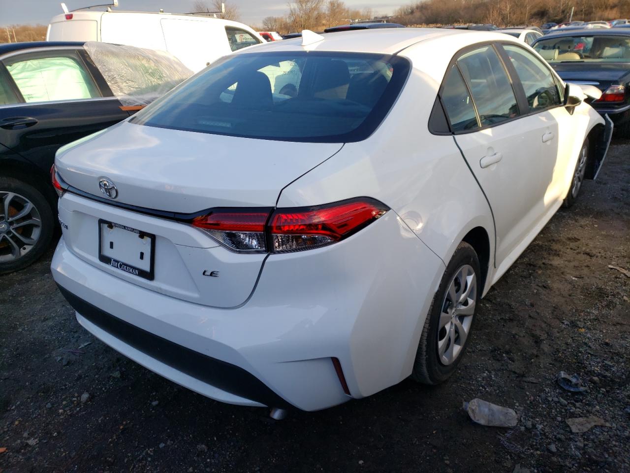 Photo 4 from auction – 2021 TOYOTA COROLLA LE with VIN 5YFEPMAE0MP170146