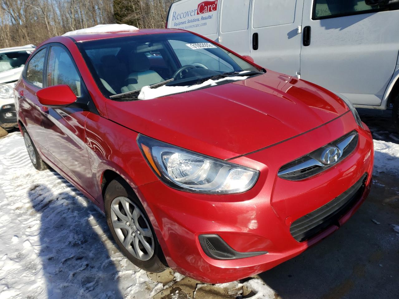 HYUNDAI ACCENT GLS 2014 with VIN KMHCT4AE2EU633035 - Photo from auction
