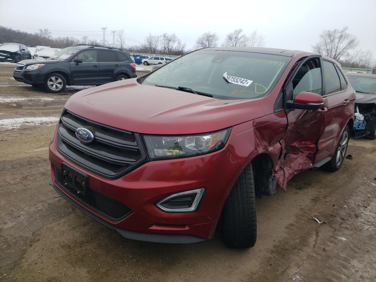 Photo 2 from auction – 2015 FORD EDGE SPORT with VIN 2FMTK4AP4FBC26569
